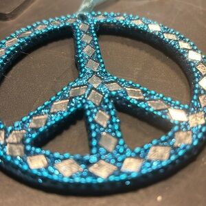 Peace Be Still Peace Sign PEACE On Earth Sign ☮️ Ornament NEW ITEM Final Sale